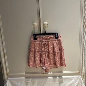 Altar'd State Pink Floral Women's Shorts